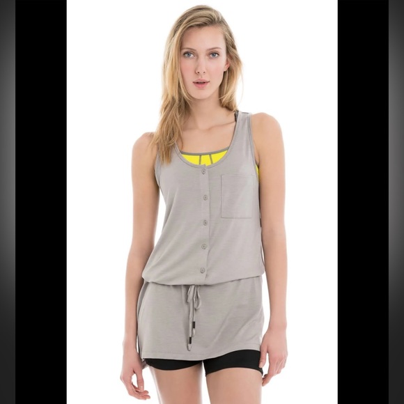 LOLE Women’s Navy/Black Anita Drawstring Tunic Swimsuit Cover-Up—XS - Picture 12 of 13